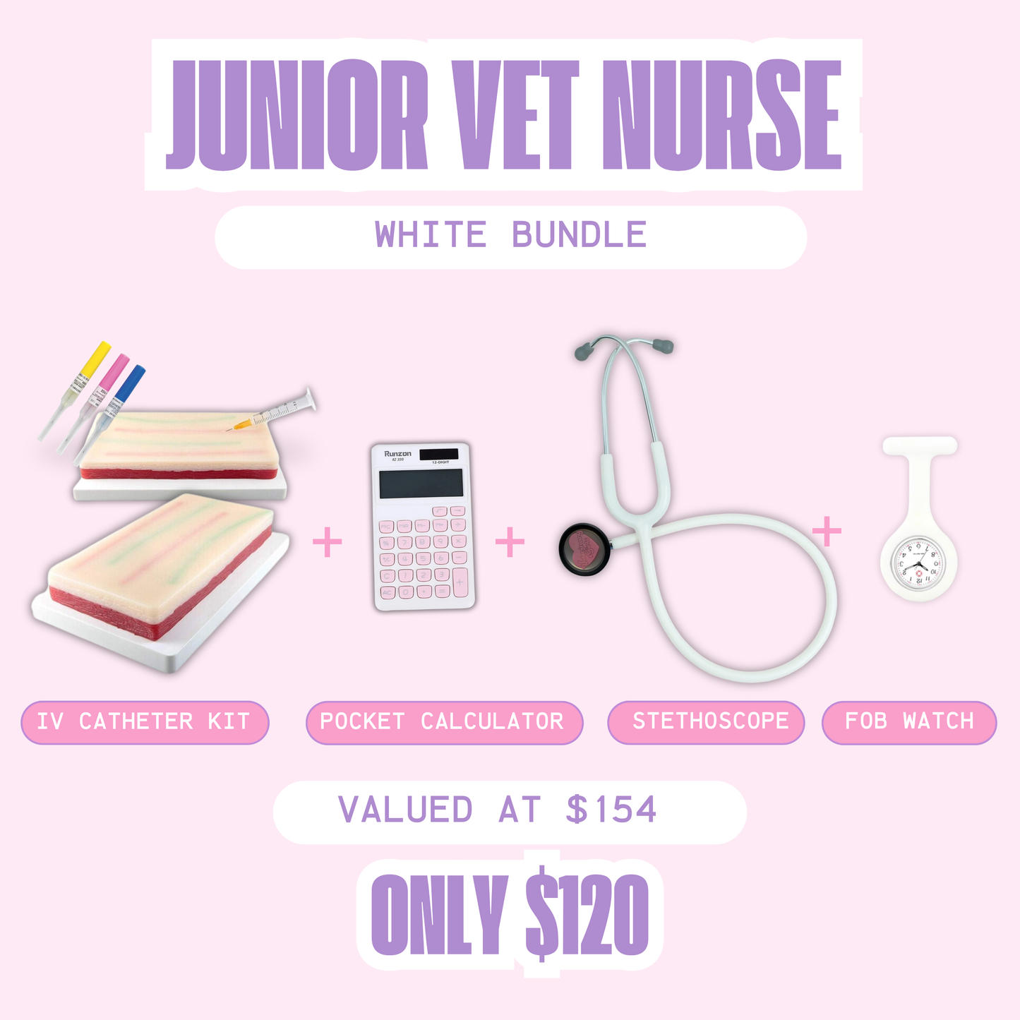 Junior Vet Nurse Bundle - White