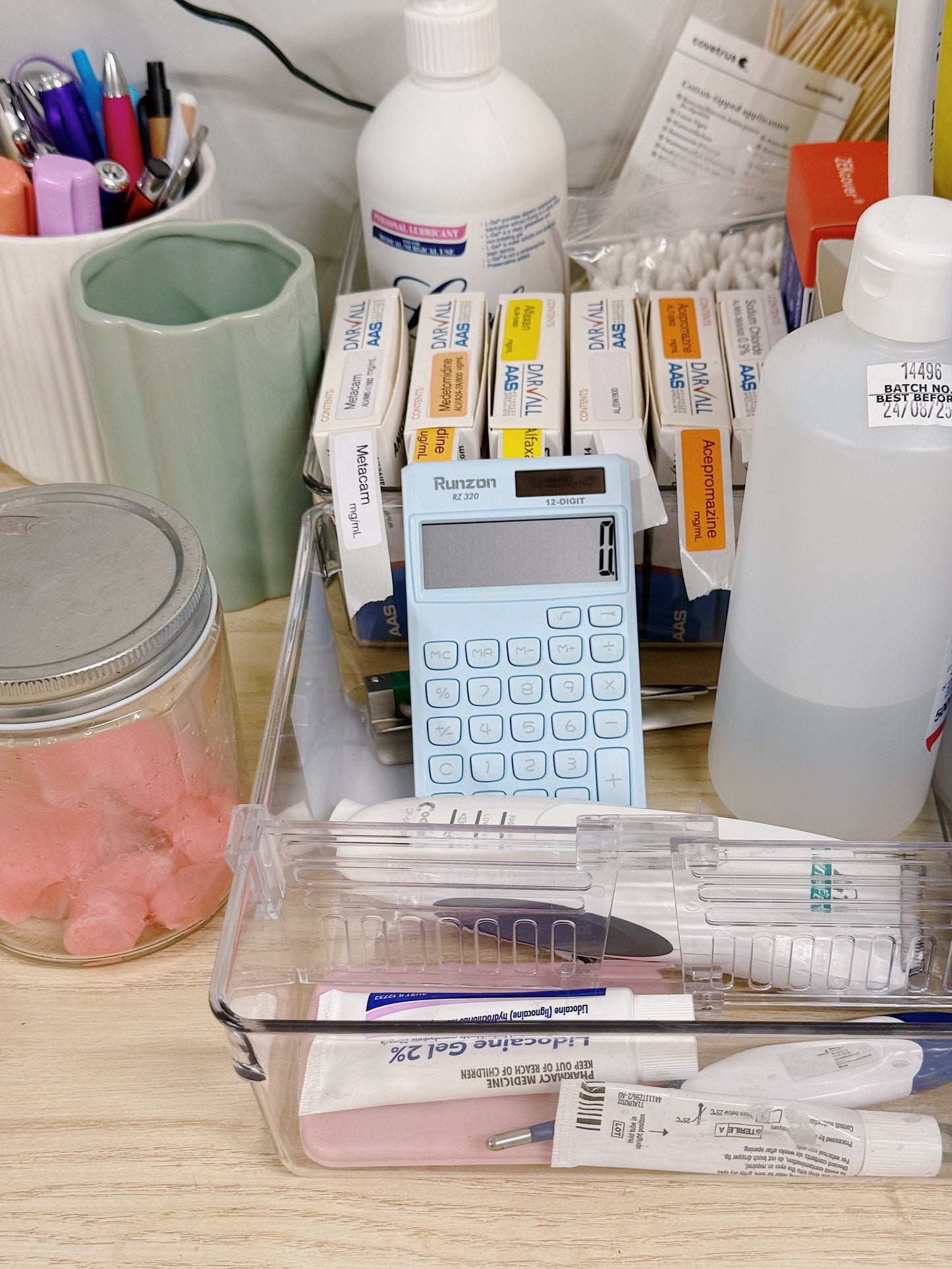 Pocket Calculator - Baby Blue