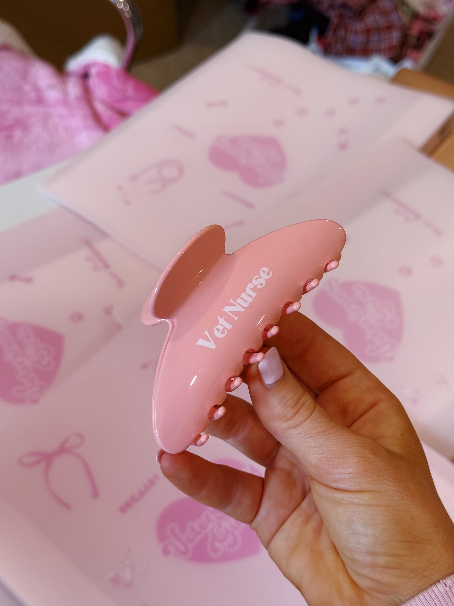 Vet Nurse Hair Claw Clip