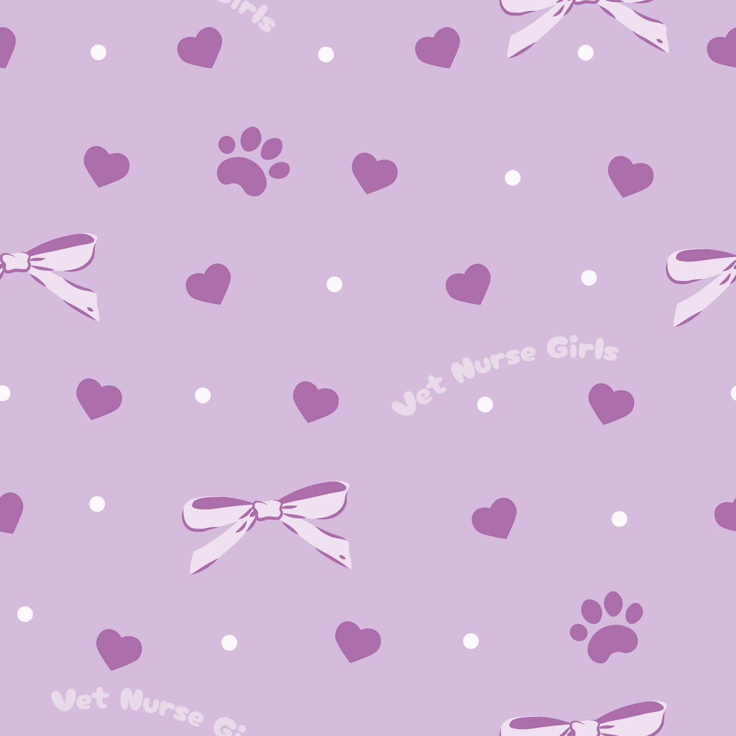 Scrub Hat - Lilac Vet Nurse