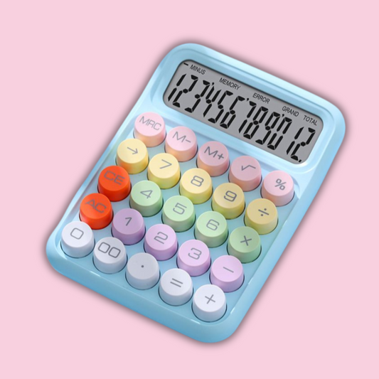 Bubble Calculator - Baby Blue