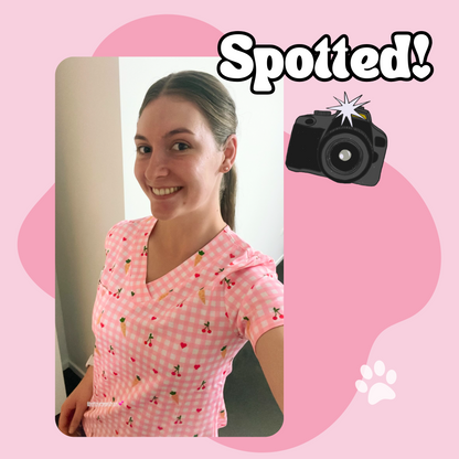 Vet Nurse Girls Scrub Top