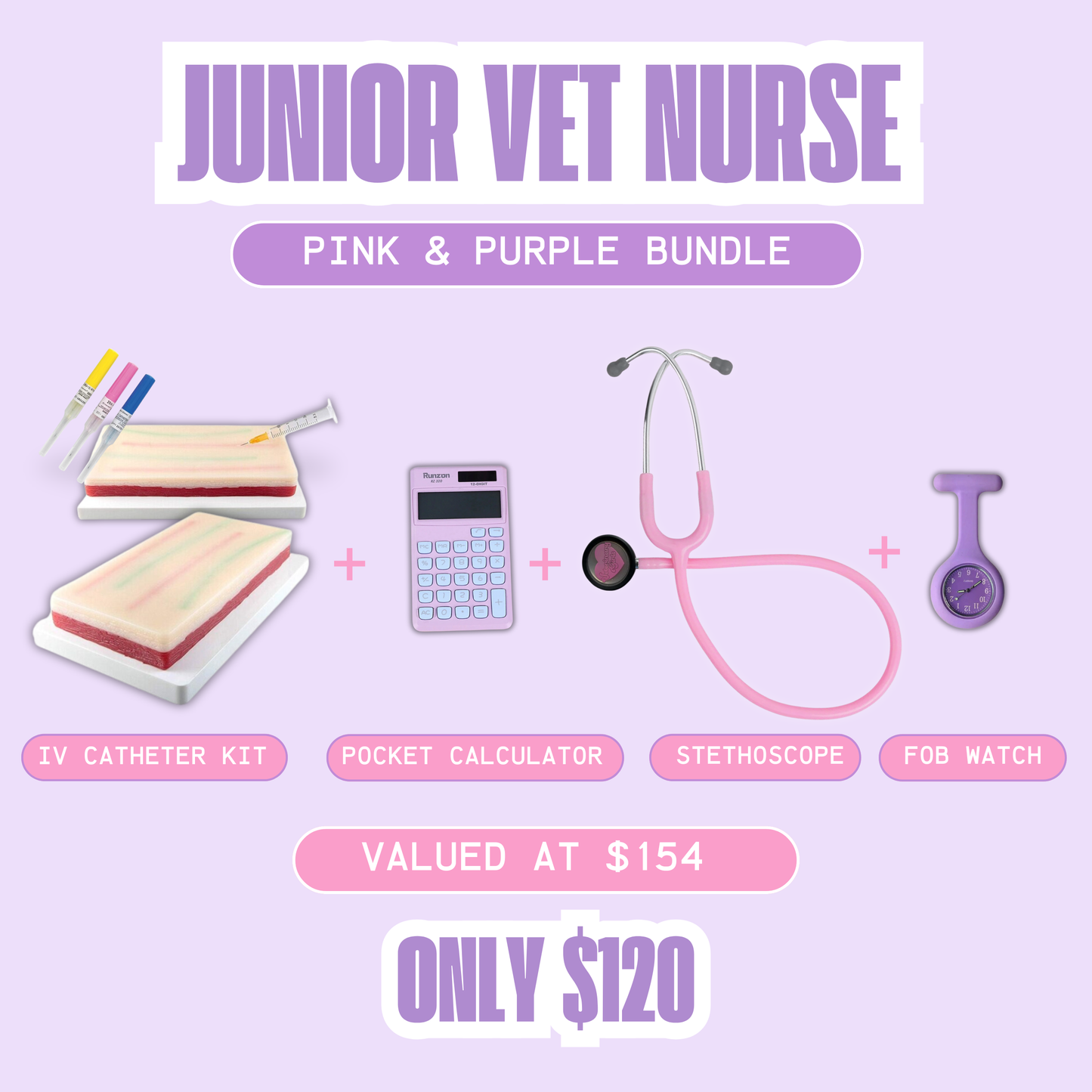 Junior Vet Nurse Bundle - Pink & Purple
