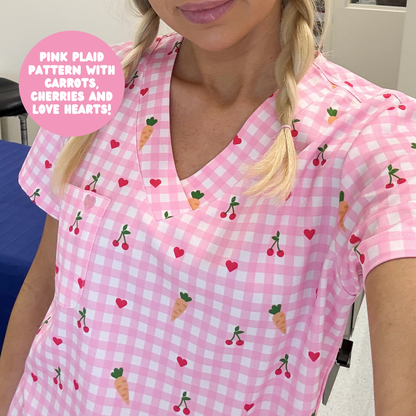 Vet Nurse Girls Scrub Top