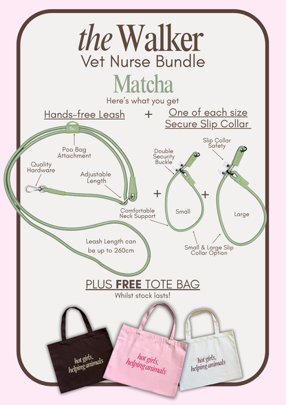 The Walker Vet Nurse Bundle - Matcha Green