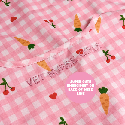 Vet Nurse Girls Scrub Top