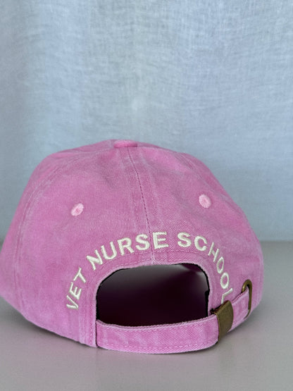 Hot Girls Helping Animals Pink Dad Hat