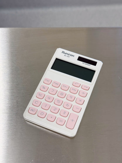 Pocket Calculator - White