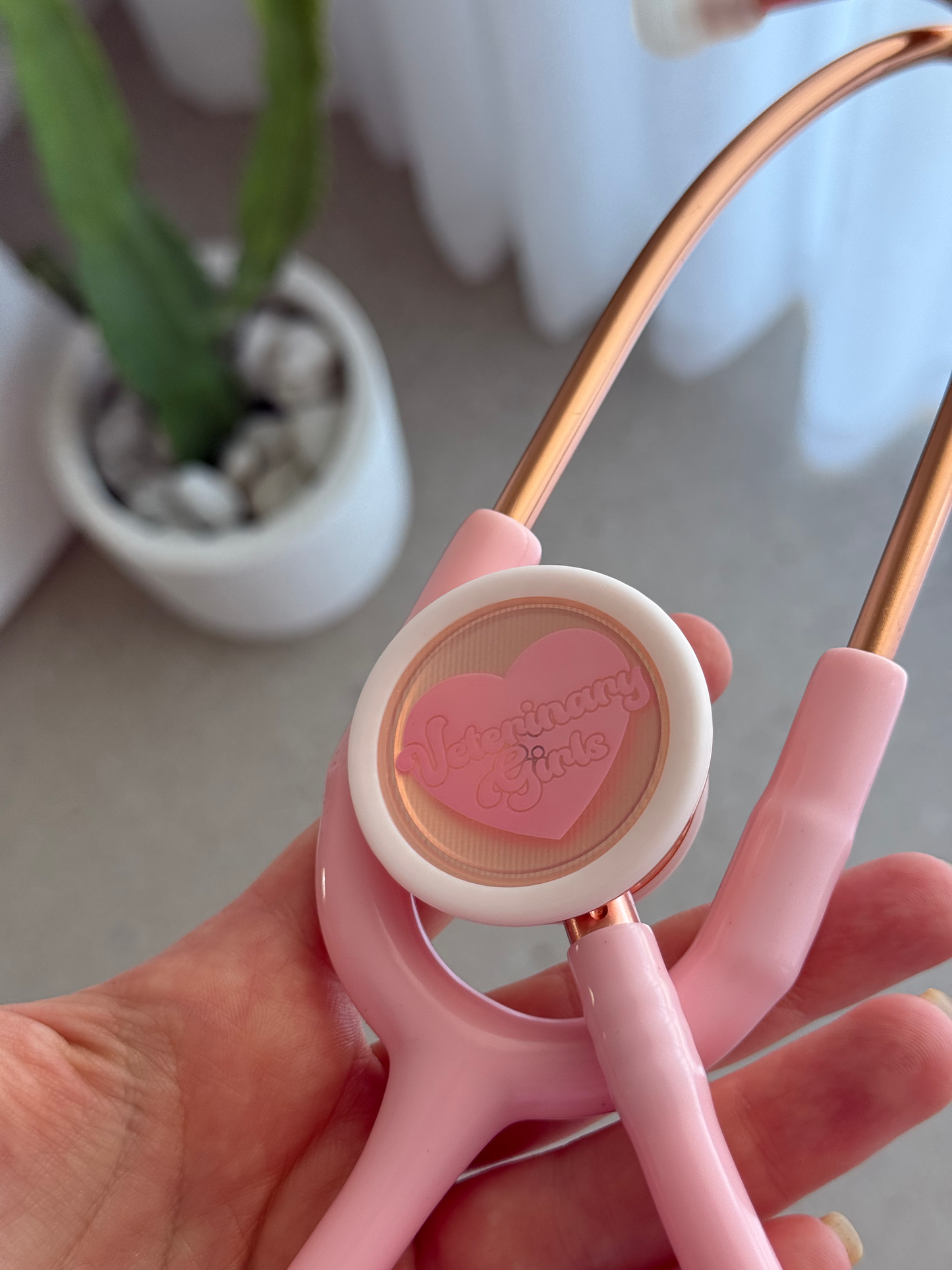 Stethoscope - Rose Gold Pink