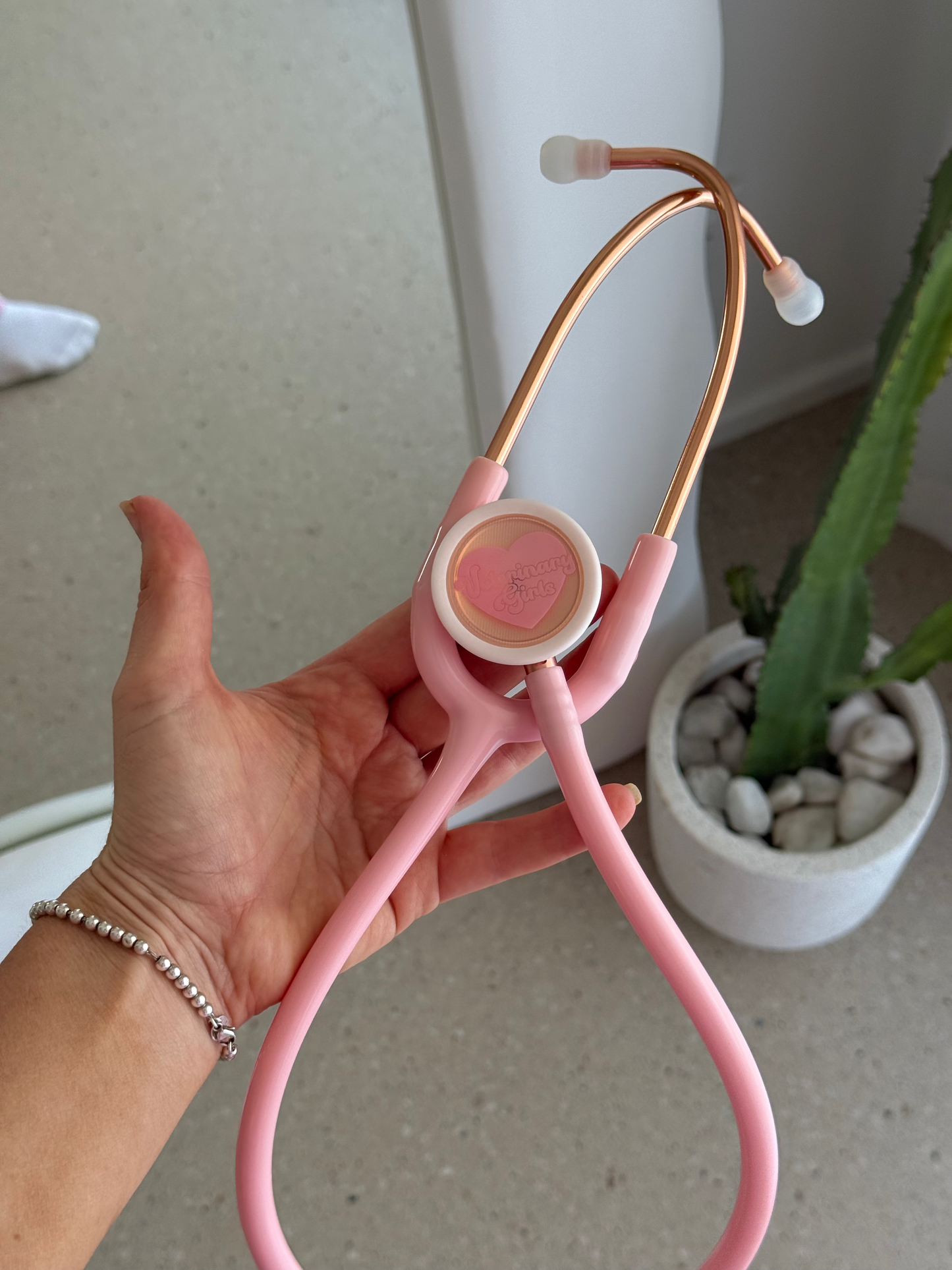 Stethoscope - Rose Gold Pink