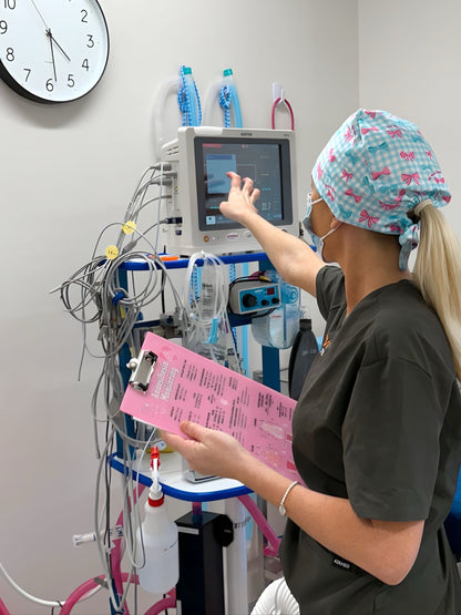 Scrub Hat - Baby Blue Vet Nurse