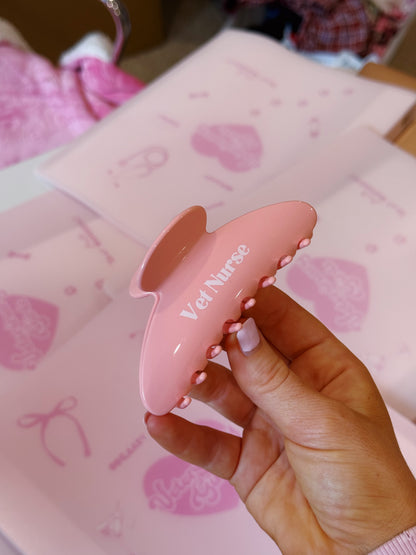 Vet Nurse Hair Claw Clip