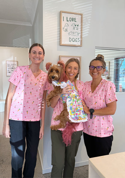 Vet Nurse Girls Scrub Top