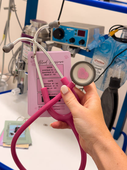 Vet Nurse Stethoscope - Hot Pink