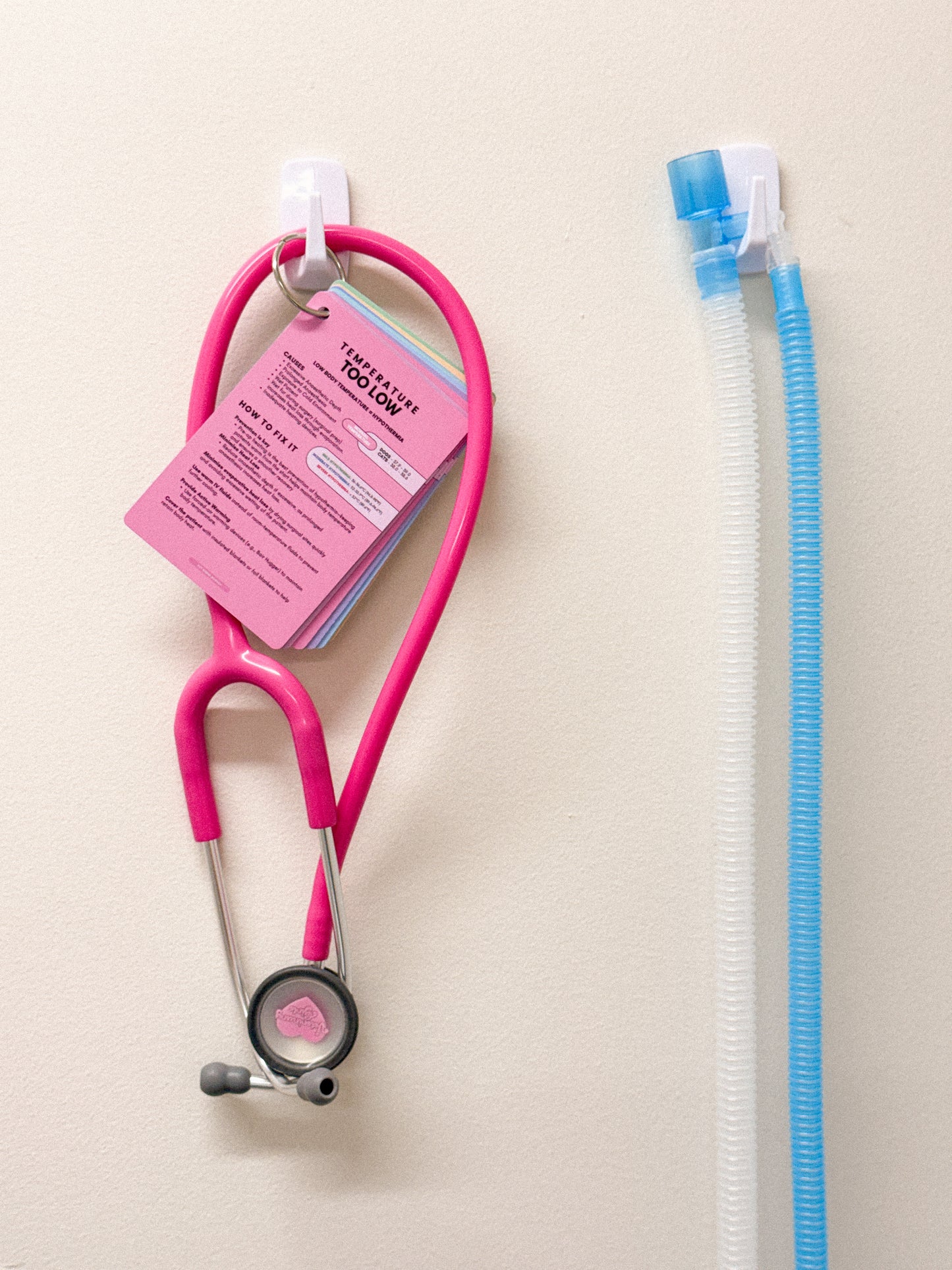Vet Nurse Stethoscope - Hot Pink