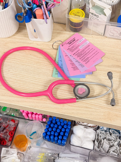 Vet Nurse Stethoscope - Hot Pink