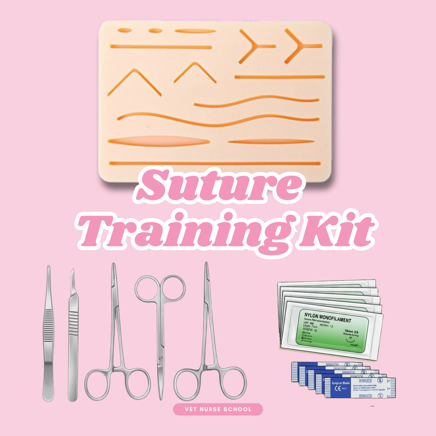 Suture Training Kit for Vet Nurses & Veterinarians