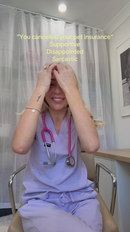 Vet Nurse Stethoscope - Hot Pink
